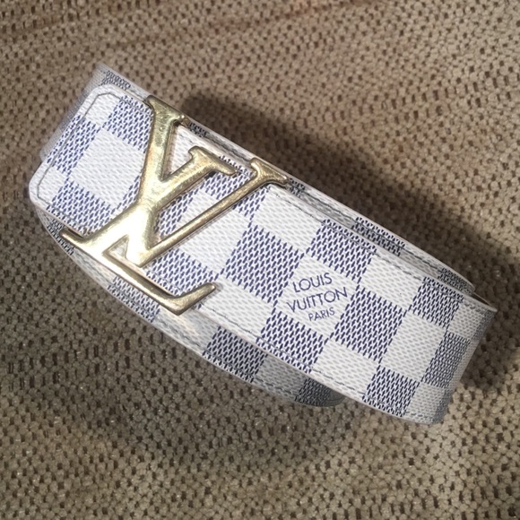 Louis Vuitton Other - Louis Vuitton Damier Azur Initials Mens Belt